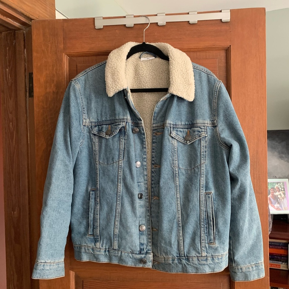 Like New, Sherpa-lined BDG Jean Jacket | Size L